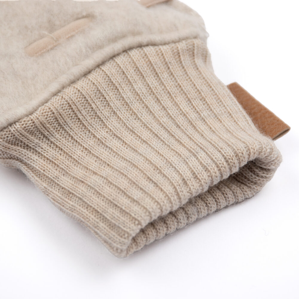 Meriinofliisist jakk - Melange Offwhite - Image 7