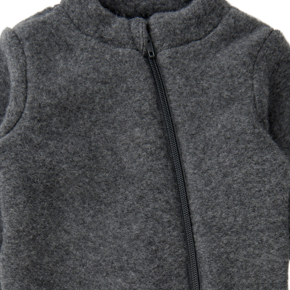 Meriinofliisist kombe soonikutega - Anthracite Melange - Image 4