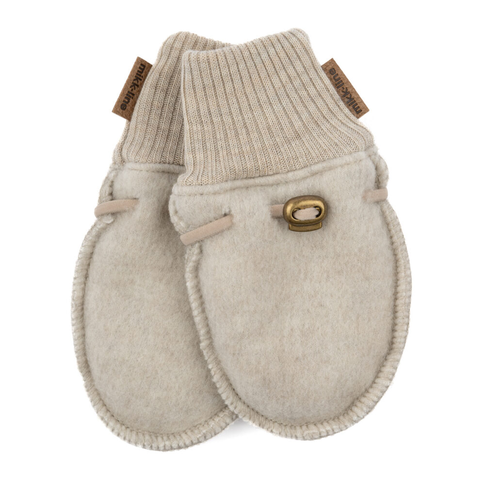 Villafliisist kindad -  Melange Offwhite