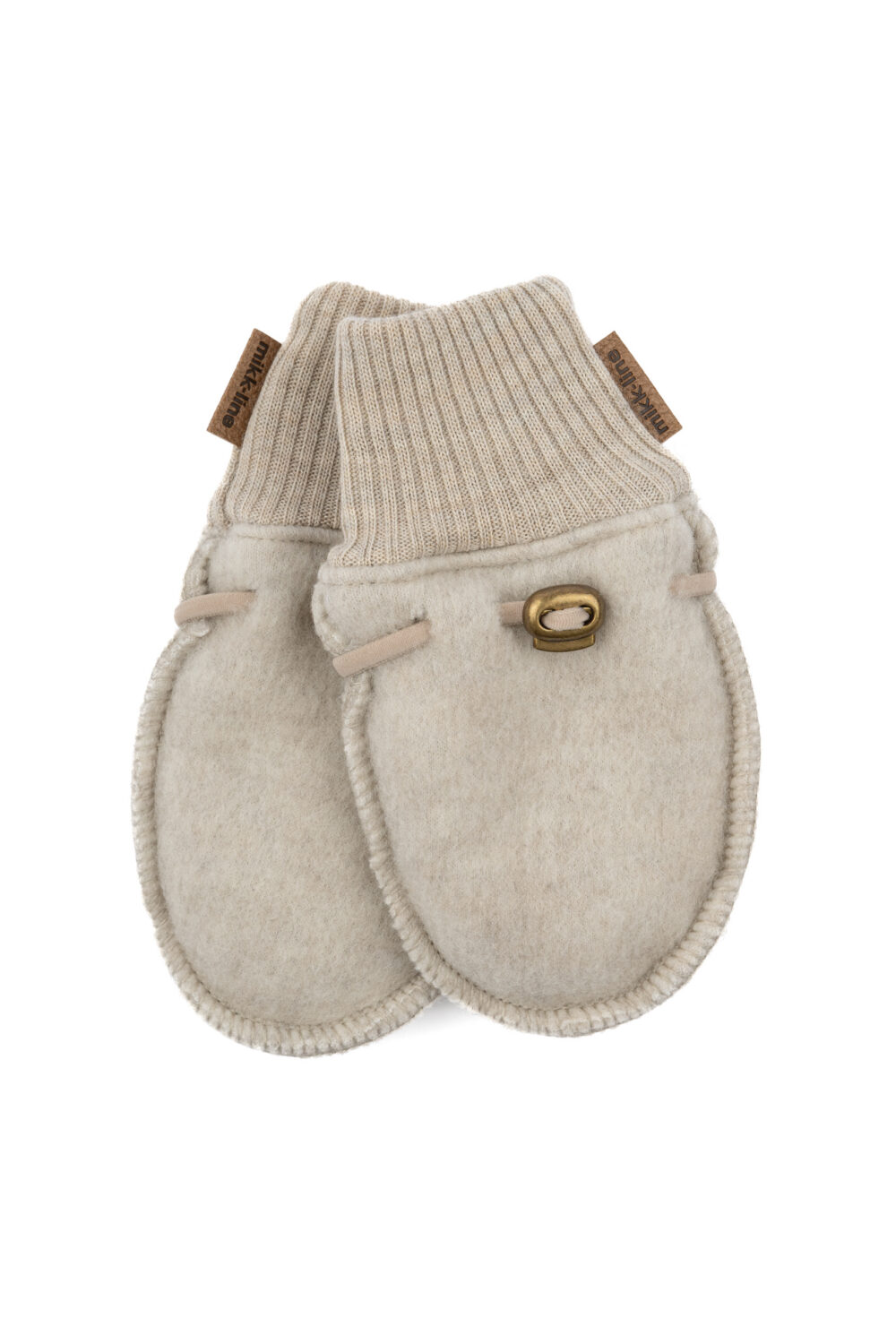 Villafliisist kindad -  Melange Offwhite