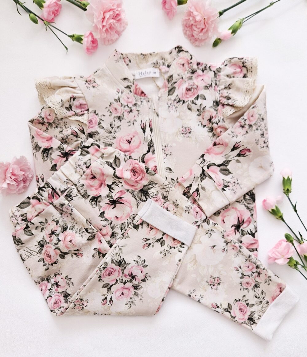 Dressikomplekt – Romantiline lillemuster