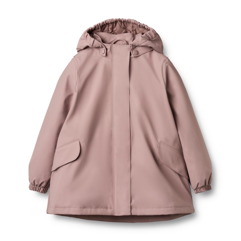 Tepitud voodriga vihmajope Rika - Dusty lavender