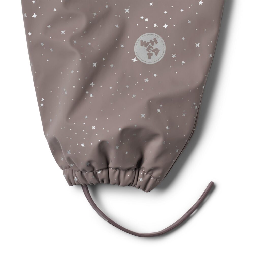 Tepitud voodriga traksipüksid Lian - Purple stone stars - Image 3