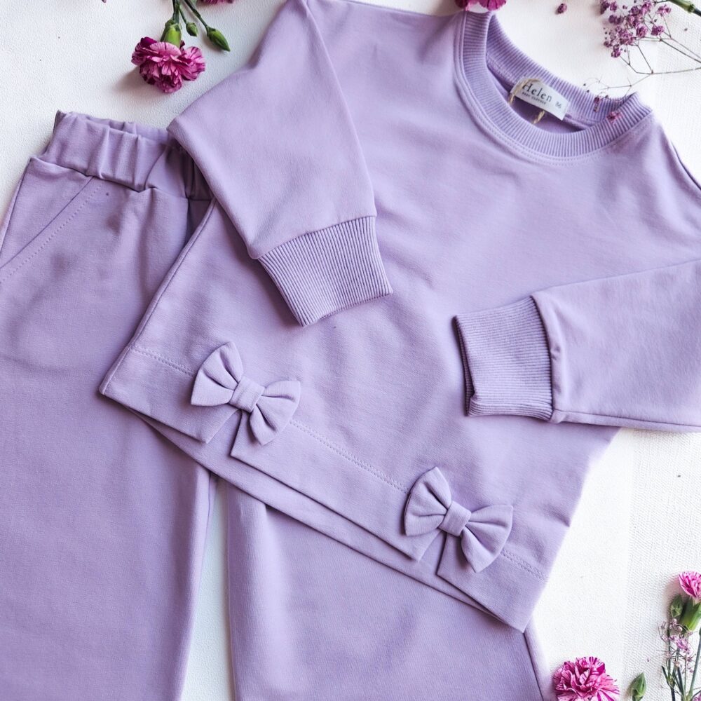 Dressikomplekt - Helelilla (laiade pükstega) 💜