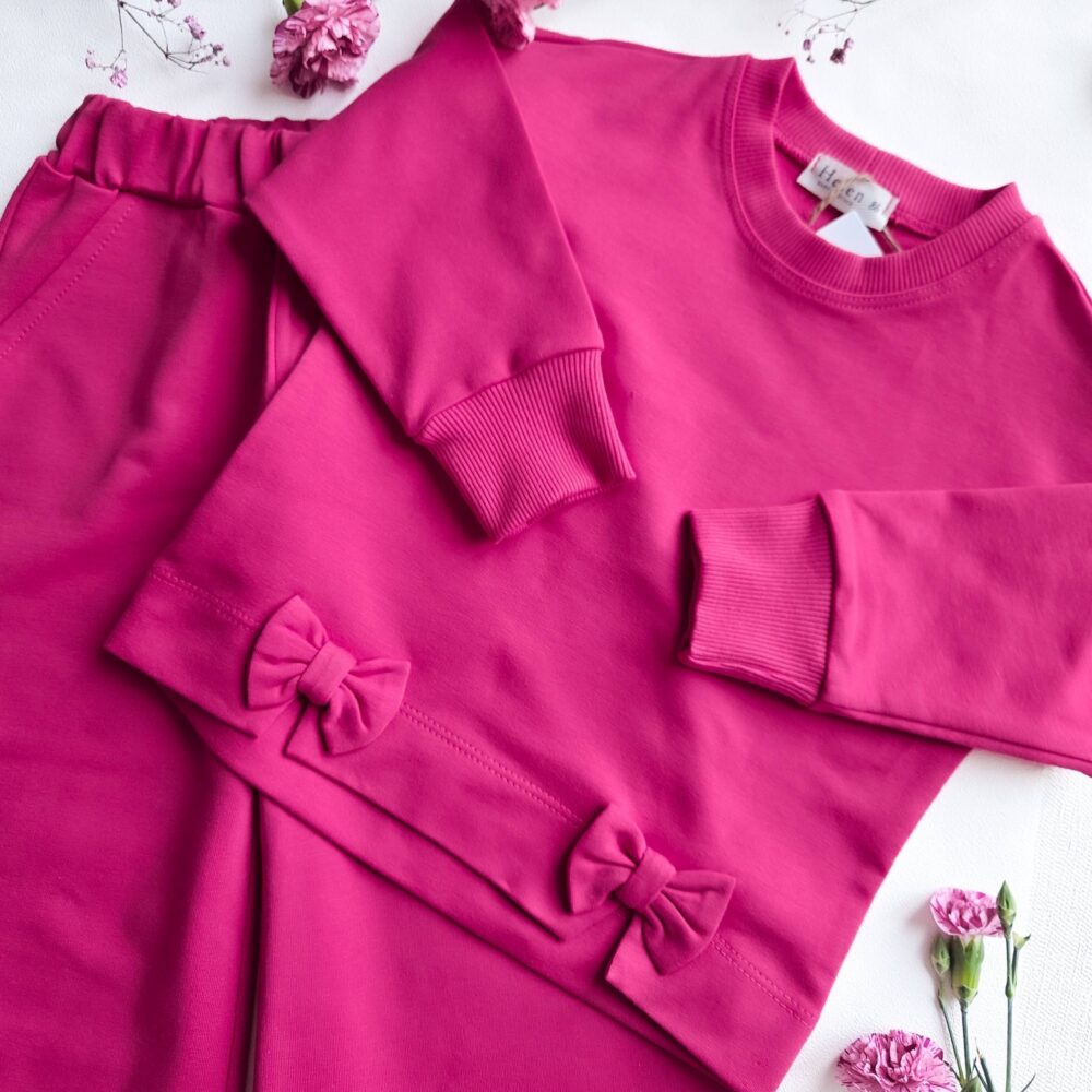 Dressikomplekt - Vaarikaroosa (laiade pükstega) 💗