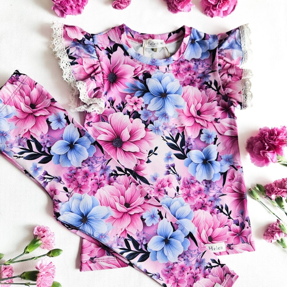 Komplekt - Lilleline sinise ja roosaga