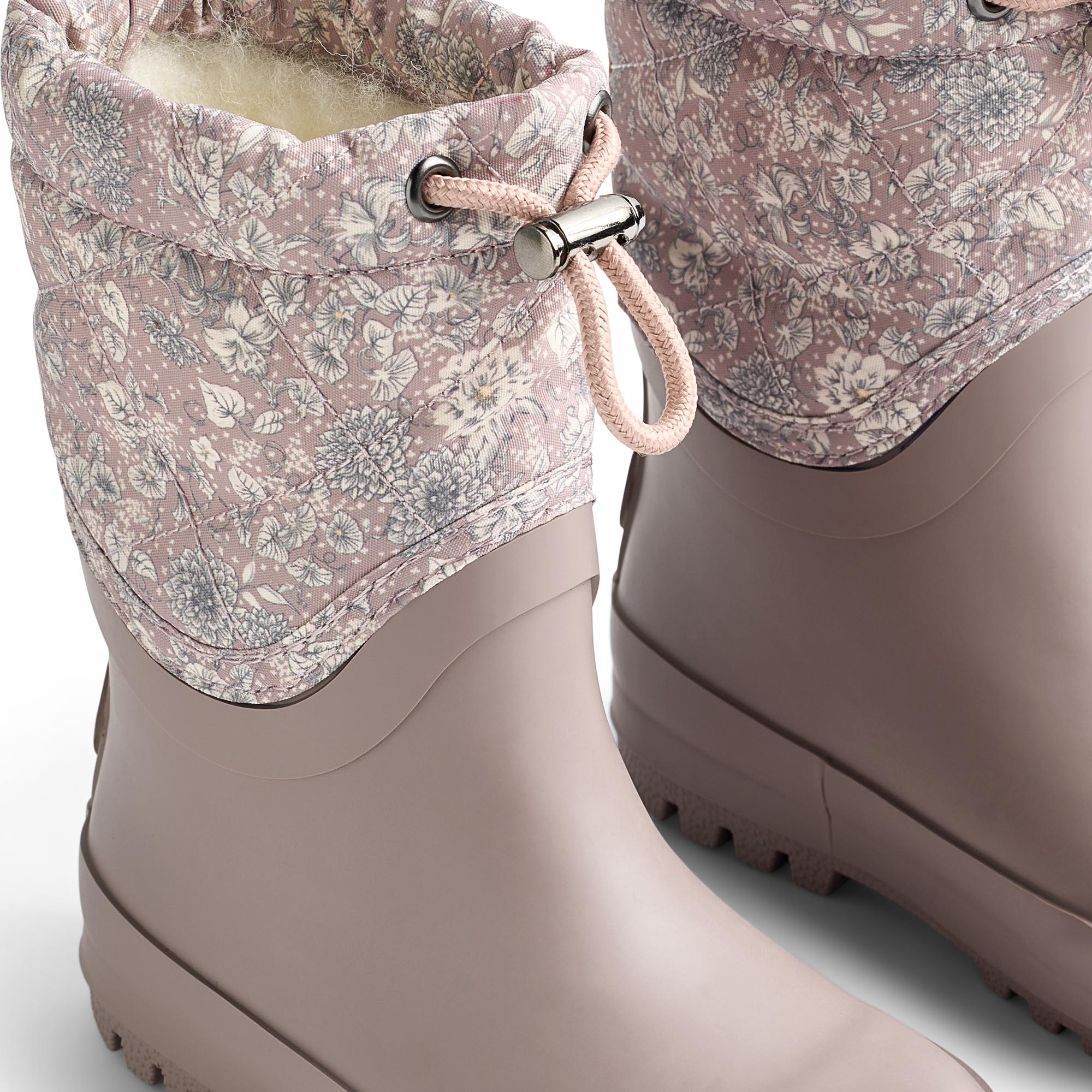 Wheat Drizzle villase voodriga talvesaapad – Dry Rose Flowers - Pilt 2