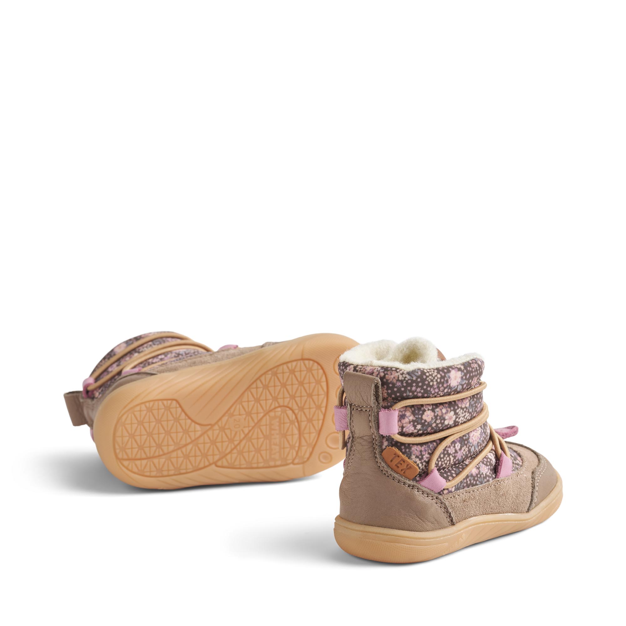 Wheat Milan Tex barefoot talvesaapad – Dry Wood Snow Flowers - Pilt 2